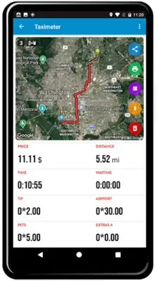 Taximeter android App screenshot 12